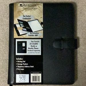New at a glance planner folio